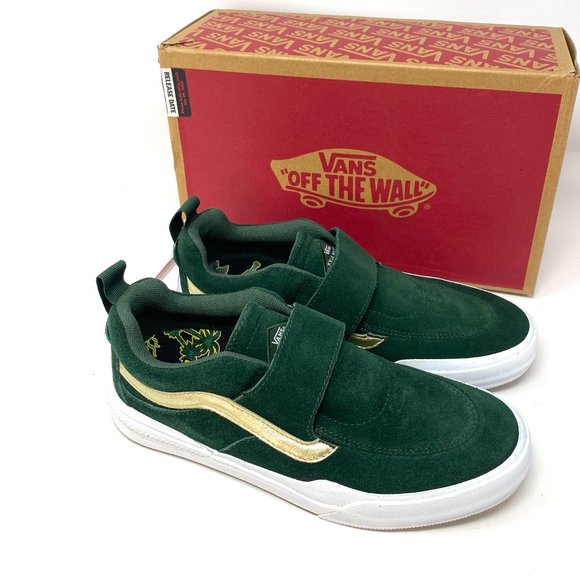 🍃Sale🍃 VANS Kyle Pro 2 Snake Junt Forest Gold Suede Women's Size VN0A4UW30WC - Picture 8 of 11